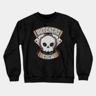Butchers crew Jolly Roger pirate flag Crewneck Sweatshirt